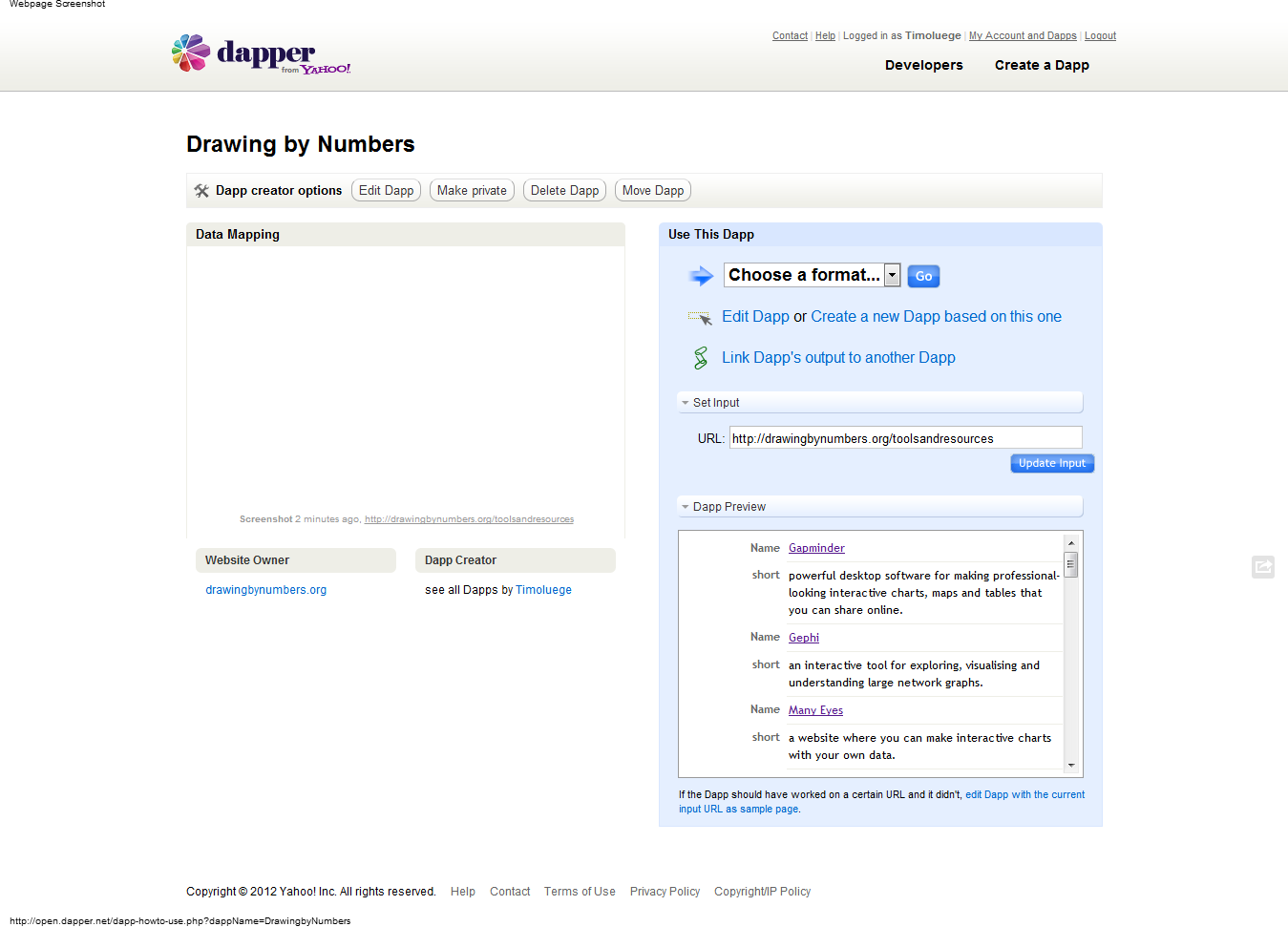 See a preview of your Dapp and define the output format Dapper - Step by Step Part 4