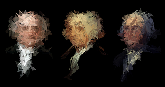 Dead Presidents - Generative Portraits with Processing & Processing.js