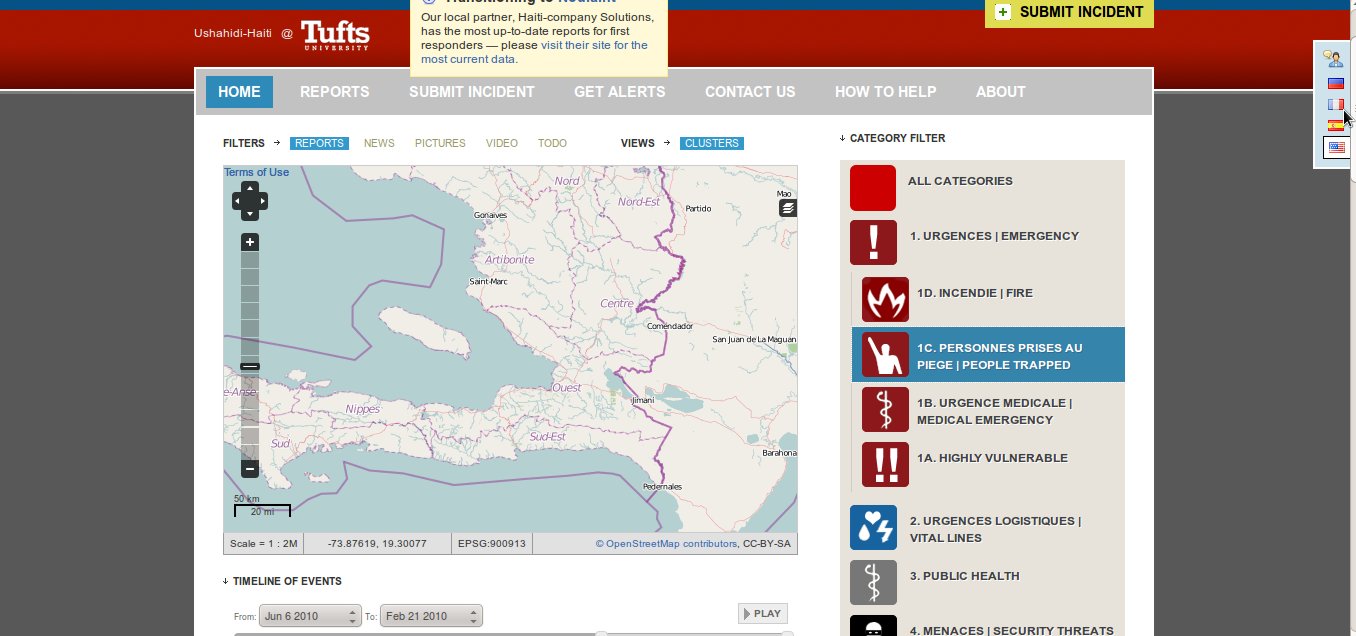 Live mapping in Haiti Live mapping in Haiti